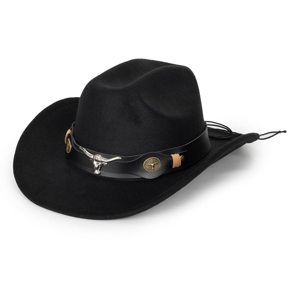 7195 Women Western Rhinestone Cowboy Hat - Classic Bling Diamond Band